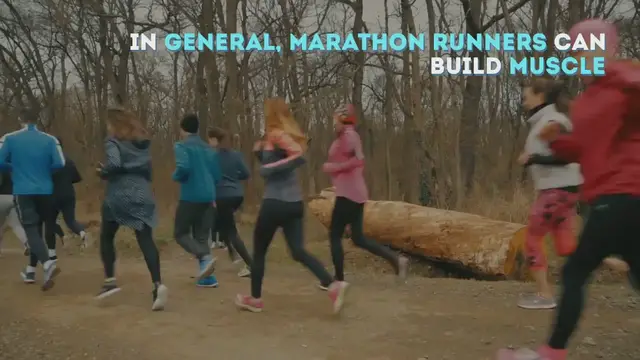 'Video thumbnail for Can you gain muscle while training for a marathon?'