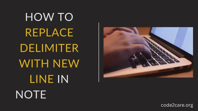 Video thumbnail for How to Replace delimiter (Comma, Semicolon, Pipe) with new line in Notepad++