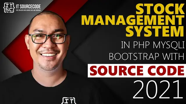 Video thumbnail for Stock Management System in PHP MySQLi Bootstrap with Source Code 2021 | PHP with Source Code