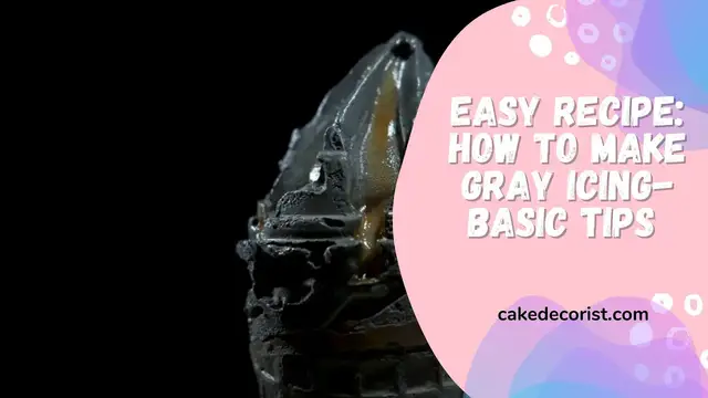 Video thumbnail for Easy Recipe How to Make Gray Icing  Basic Tips