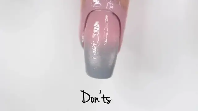 Video thumbnail for DOs & DON'Ts Ombré Nails how to do ombré nails with regular polish