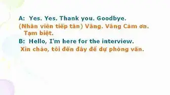Video thumbnail for Tiếng Anh cho nhân viên văn phòng bài 1-1