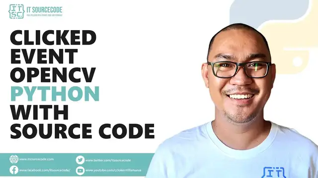Video thumbnail for Clicked Event OpenCV Python With Source Code | Python Projects with Source Code