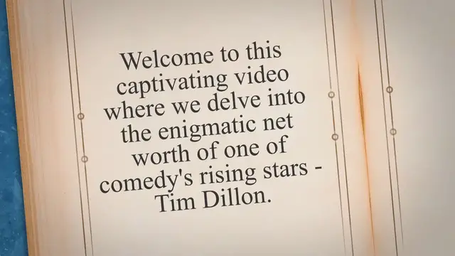 Video thumbnail for From Stand-Up to Stardom: Unveiling Tim Dillon's Enigmatic Net Worth and Comedy Empire