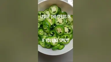 'Video thumbnail for Make Taco Tuesday Better! Quick Pickled Jalapenos #cooking #recipe #shorts'