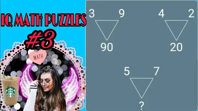Video thumbnail for Solve iq math riddles #3 | What is the appropriate number of the missing triangle vertices