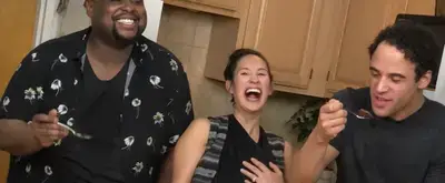 Video thumbnail for Backstage Bite with Katie Lynch: The Decade's Most Magical Episode with the Stars of ALADDIN