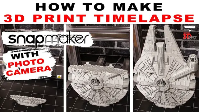 'Video thumbnail for How to Make 3D Print Timelapse with Snapmaker 2.0 & Camera'