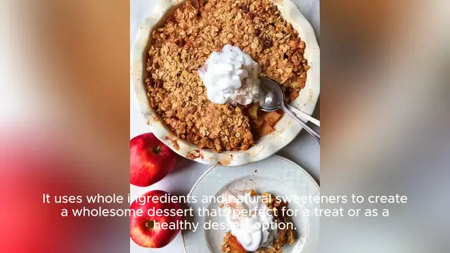 Video thumbnail for healthy apple crumble recipe