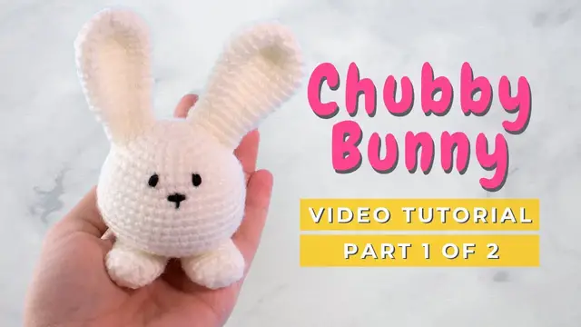 Video thumbnail for Chubby Bunny amigurumi tutorial: How to crochet a bunny for beginners PART 1