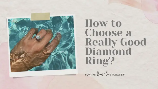 'Video thumbnail for How to Choose A Good Diamond Ring'