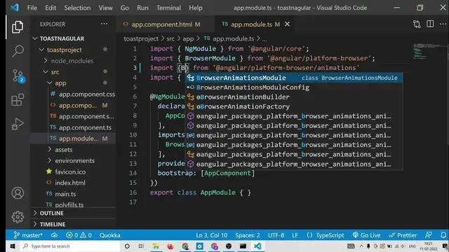 Video thumbnail for Angular 13 Toast Notification Alert Messages Example Using ngx-toastr Library in TypeScript