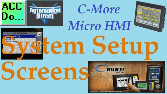 Video thumbnail for C-More Micro HMI System Setup Screens