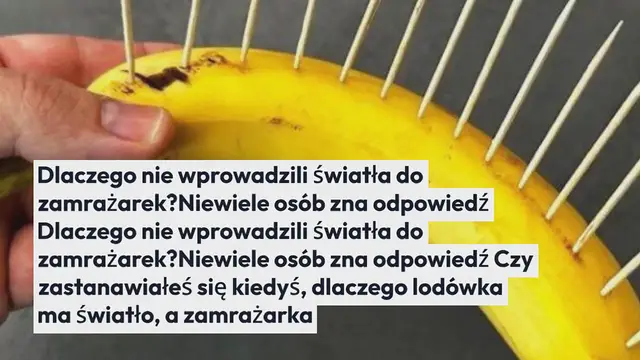 'Video thumbnail for Dlaczego nie wprowadzili światła do zamrażarek? Niewiele osób zna odpowiedź'