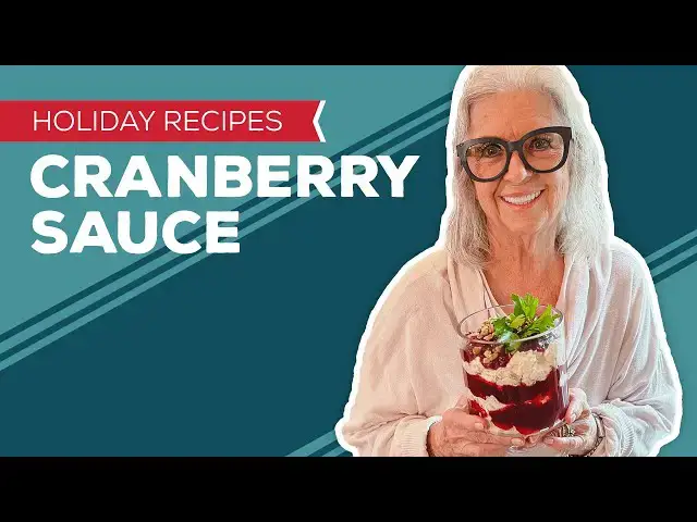 Video thumbnail for Holiday Cooking & Baking Recipes: Easy Thanksgiving Cranberry Sauce Recipe