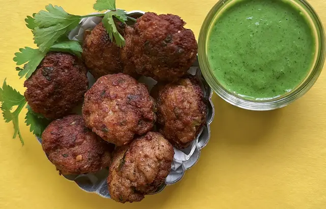 'Video thumbnail for Chicken keema cutlet recipe'