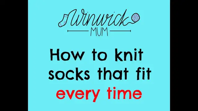 'Video thumbnail for Winwick Mum Sockalong - Sock Stitch Calculation'