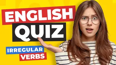 'Video thumbnail for ENGLISH QUIZ: IRREGULAR VERBS'