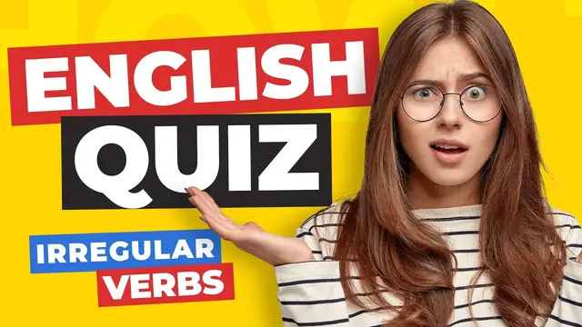 'Video thumbnail for ENGLISH QUIZ: IRREGULAR VERBS'