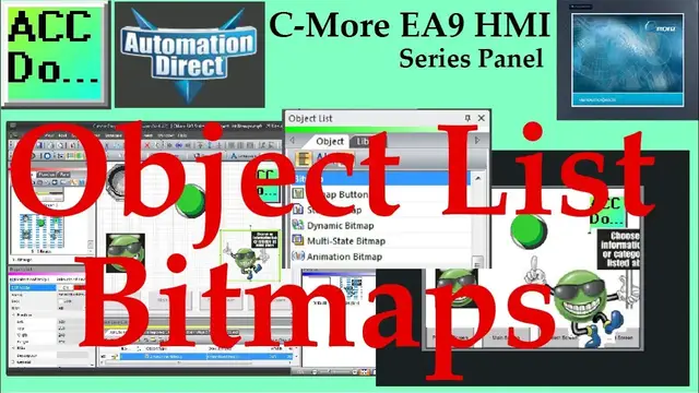 Video thumbnail for C-More EA9 HMI Series Panel Object List Bitmaps