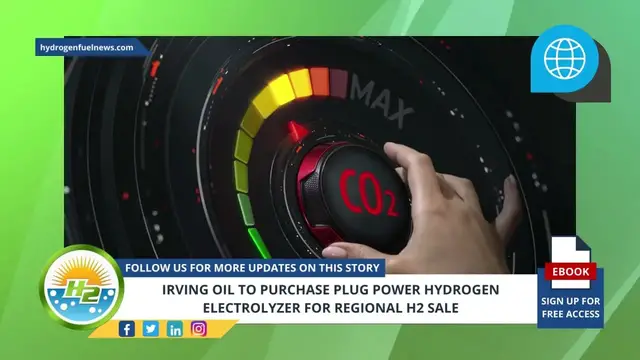 Video thumbnail for French Version - Irving Oil to purchase Plug Power hydrogen electrolyzer for regional H2 sale