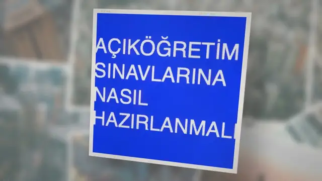 Video thumbnail for Sınavlara Nasıl Hazırlanmalı?