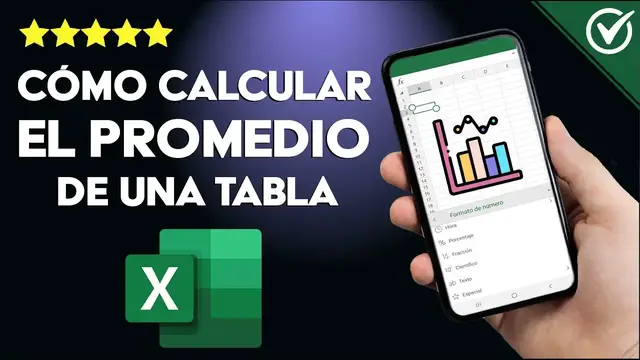 Video thumbnail for ¿Cómo calcular el promedio general de una tabla en EXCEL? - Funciones de cálculo