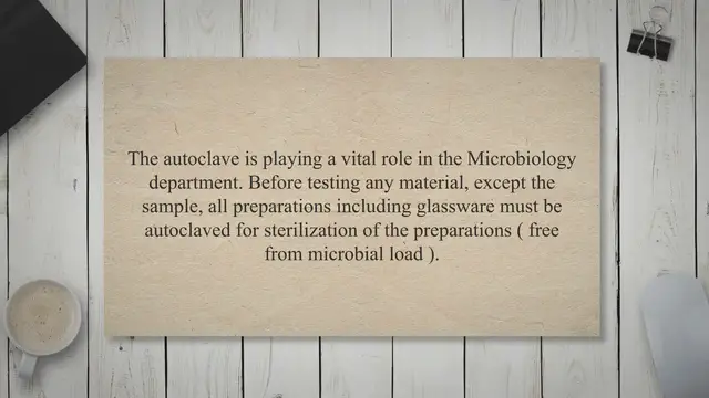 Video thumbnail for SOP on operation and calibration of autoclave