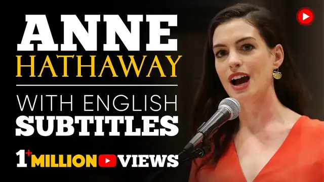 Video thumbnail for ENGLISH SPEECH | ANNE HATHAWAY: Paid Family Leave (English Subtitles)
