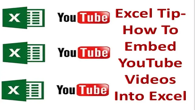 Video thumbnail for Excel Tip   How To Embed A You Tube Video Into Excel