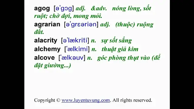 Video thumbnail for Essential Words for the GRE - Lesson 004