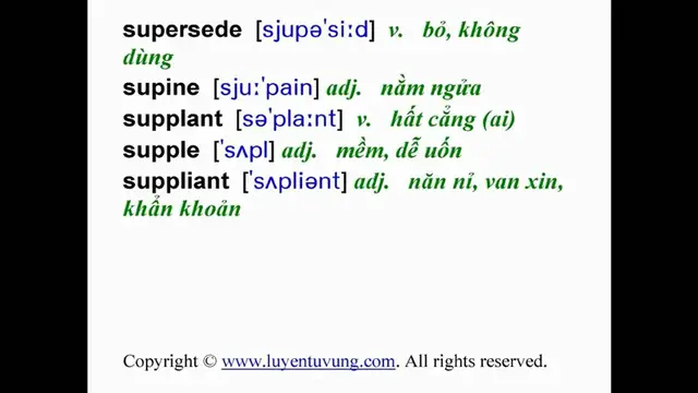 Video thumbnail for Essential Words for the GRE - Lesson 129