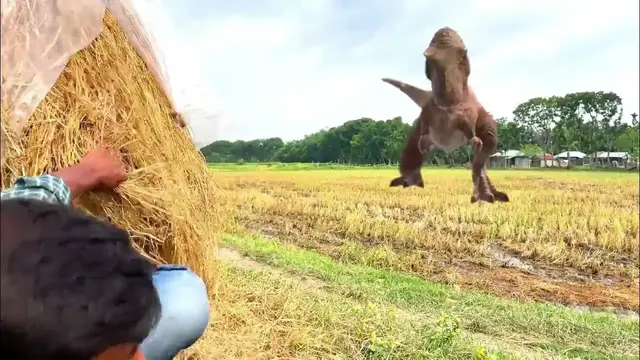 Video thumbnail for T-Rex Dinosaur Chase - Part 4 - Jurassic World Dinosaur Fan Movie by Funny Action