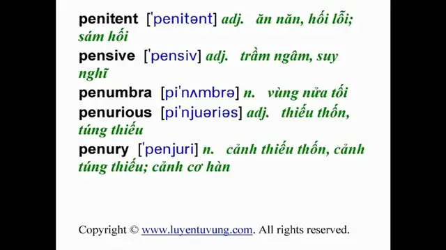 Video thumbnail for Essential Words for the GRE - Lesson 097