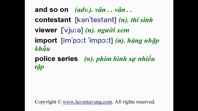 Video thumbnail for Learn English Vocabulary - Grade 7 - Unit 14 - Lesson 02