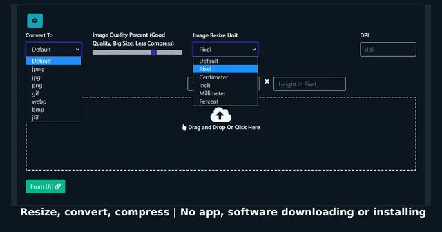 'Video thumbnail for Resize, Convert and Compress Image without downloading or installing any app or software'