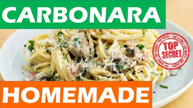 Video thumbnail for Resepi Spaghetti Carbonara Homemade