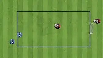 Video thumbnail for U10 Soccer Drills - 1v1 defending drill