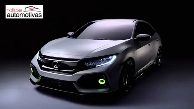 Video thumbnail for Novo Honda Civic hatch 2017 - NoticiasAutomotivas.com.br