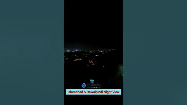 Video thumbnail for Islamabad and Rawalpindi Night View From Bahria Town