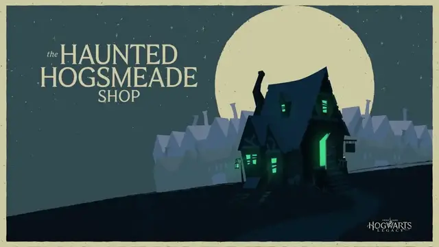 Video thumbnail for Hogwarts Legacy Haunted Hogsmeade Shop Quest 4K Trailer