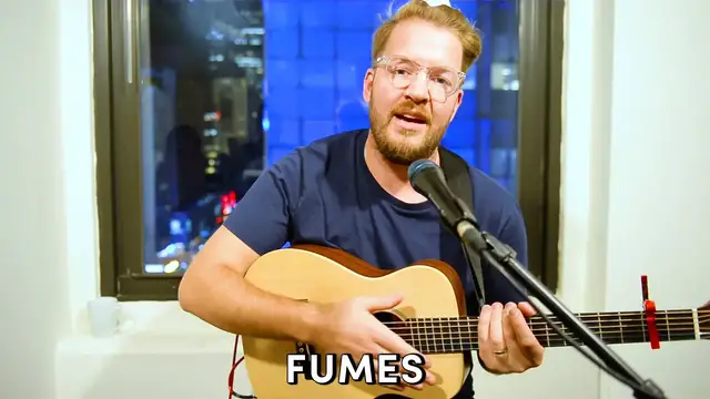 Video thumbnail for Richard James performs his lastest single, 'Fumes' Live
