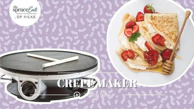 Video thumbnail for Crepe Maker, Superb 7 Facts Of Crepe Maker That You Should Know!