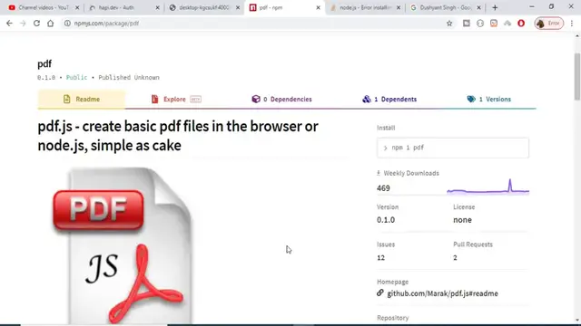 Video thumbnail for How to Create PDF Document in Node.js Application