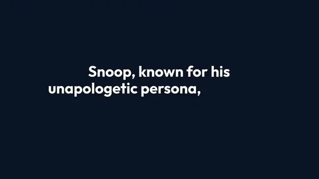 Video thumbnail for Snoop Dogg & Trump – A Clash of Icons