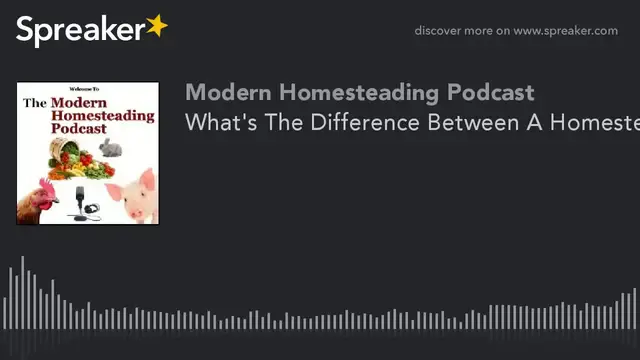 'Video thumbnail for What’s The Difference Between A Homesteader And A Prepper? With Guest Gregg Carter - Podcast'