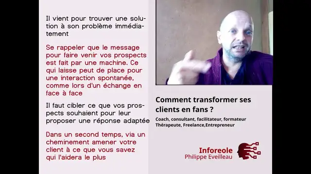 'Video thumbnail for Comment transformer ses clients en fans ?'