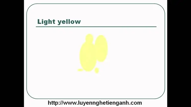 Video thumbnail for Learn English Vocabulary Through Pictures - Topic - Colors Lesson 01