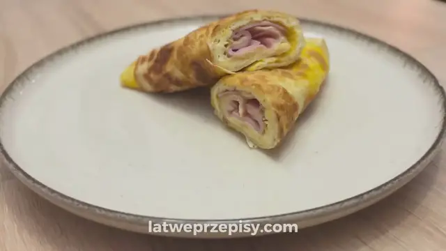 Video thumbnail for Tortilla z jajkiem szynką i serem krok po kroku