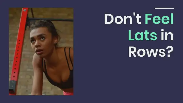 'Video thumbnail for Don't Feel Lats in Rows'